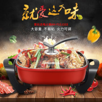爱仕达ASD 电火锅5L大容量学生用煮菜锅家用火锅 AH-F15J103