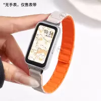 适用华为手环10/9手表带链新款硅胶磁吸8nfc版手腕带八九代7荣耀智能运动6pro替换表链高级感电子手链系列女3264