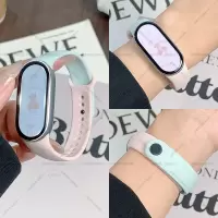 适用小米手环8/7/6/5腕带9表带NFC版10智能运动手表带4硅胶3个性2替换带六七八九代男女生手腕带新款3264