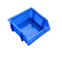 宁储 塑料零件盒 斜口物料盒 180*180*80mm 个