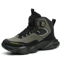 麒燕 男女同款高帮防砸防刺劳保鞋9234/双