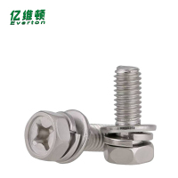 亿维顿 不锈钢三组合螺丝 m4*16 个