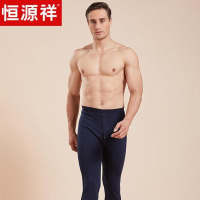 恒源祥219055B羊毛护膝保暖男单裤