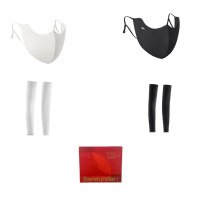 蕉下轻凉防晒口罩AL218+蕉下高弹防晒袖套ES370(礼袋款&颜色随机不可选)