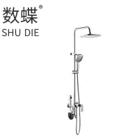 数蝶高端铜大边叉四档花洒SD-7006个