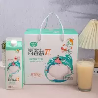 甘肃特产婵乡源兰州百合益生菌发酵鲜百合益π乳植物饮料1000ml*6