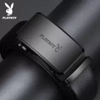 花花公子皮带男士真皮2025新款高档名牌牛皮自动腰带男式裤带正品