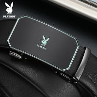 [特惠]花花公子礼盒新款真皮男士皮带自动扣头层牛皮男腰带裤带