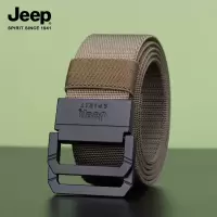 JEEP SPIRIT吉普双环扣皮带帆布弹力男腰带多色可选2022夏新