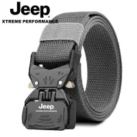 Jeep吉普新款男士战术尼龙腰带快拆户外皮带帆布男款军工专用裤带