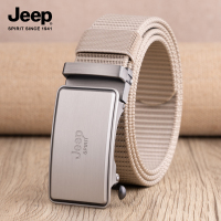 JEEP SPIRIT吉普无牙自动扣皮带尼龙帆布腰带户外休闲裤带牛仔裤