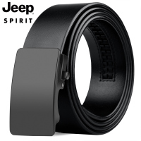 Jeep spirit男士皮带头层牛皮真皮自动扣休闲青年男式腰带商务裤
