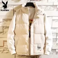 花花公子羽绒棉马甲男立领秋冬季潮流坎肩保暖背心无袖外套马夹男