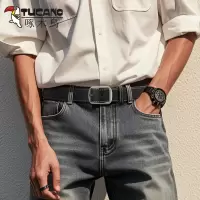 啄木鸟皮带男士新款港风潮流学生ins韩版男生针扣配牛仔裤腰带女