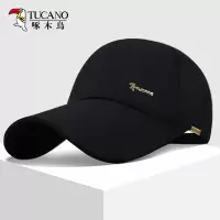 啄木鸟2025鸭舌帽男士棒球帽男帽子男款大头围显脸小防晒帽遮阳帽