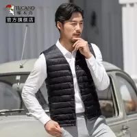 啄木鸟羽绒马甲男士2024冬季新款轻薄内穿贴身中青年背心保暖坎肩