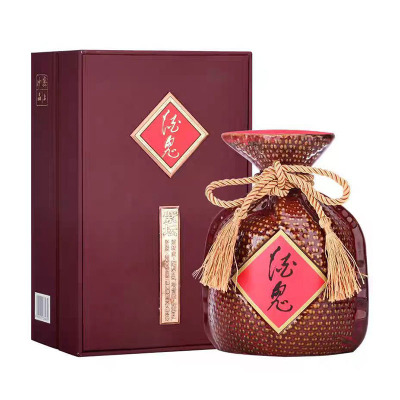 酒鬼酒 新版本紫坛 52度 500ml 馥郁香型白酒