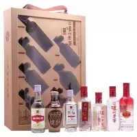 泸州老窖 头曲60周年纪念酒 52度 125ml*7瓶小酒版礼盒 浓香型