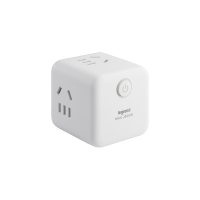 罗格朗 无线小魔方插座转换器 总控四位五孔魔方转换器 个