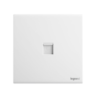 罗格朗 明装薄款插座 明智Plus系列超五类电脑插座 个