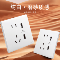 罗格朗 暗装 五孔带USB插座 F6/426/10US/U2 个