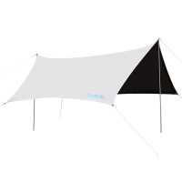 美旅 户外露营黑胶4.5x3.5M蝶形天幕 AT-9303