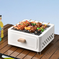 徽羚羊 烧烤炉 方形煮茶炉 白色HLY-SKL-24001