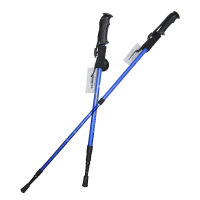 徽羚羊 超轻三档伸缩徒步登山杖6061号 蓝色