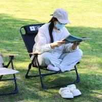 徽羚羊 户外折叠椅便携折叠月亮椅躺椅露营椅子折叠凳钓鱼凳躺椅 五档调节