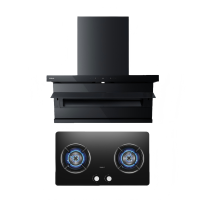 老板（Robam）小黑翼顶侧双吸油烟机燃气灶套装 烟灶联动27.5风量大吸力D1U+50B5A天然气