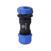 中谆云品 防水对接快速插头 SP17 2芯插头 插座 个