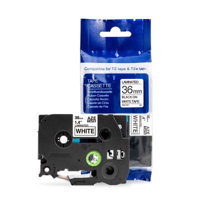 爱墨 AZE-261标签色带白底黑字36mm /个