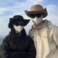 西部牛仔帽子女夏季大檐露营渔夫帽防晒遮阳户外爬山登山徒步帽男