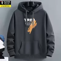 啄木鸟帽衫卫衣男士纯棉春秋冬季加绒加厚情侣款百搭连帽上衣外套