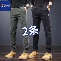 啄木鸟休闲裤男士2025新款春季男装修身直筒牛仔裤男裤子男款夏季