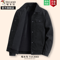 啄木鸟灯芯绒外套男士春秋季2025新款翻领工装上衣休闲夹克男款K