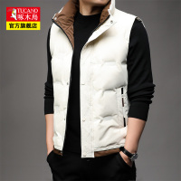 啄木鸟羽绒马甲男士2025冬季新款加厚保暖坎肩马夹休闲背心外套男