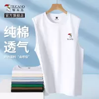 啄木鸟运动背心男夏季外穿宽松大码纯棉无袖t恤男士坎肩2025新款Y