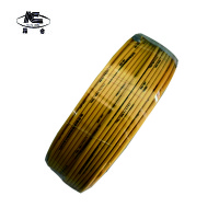 昆仑 电线450/750v ZR-BVR4平方 黄/卷