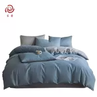 采馨 全棉提花四件套 宾利灰 床单被套枕套 1.5m床/1.8m床 套