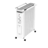 飞利浦油汀取暖器家用电暖器节能省电暖气恒温取暖炉烘衣架可移动取暖AHR3144YA