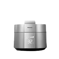 松下(Panasonic)变频炖蒸高压力锅IH电磁家用料理电饭煲5L升智能触控屏三段压力可调SR-PE502-S