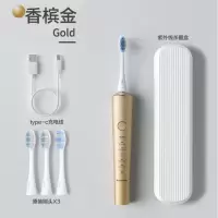 松下(Panasonic)电动牙刷成人科技双马达技术焕光刷情侣礼物带紫外线杀菌牙刷盒三支刷头EW-DC72