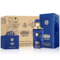 五粮液股份富贵吉祥蓝装52度500ml*6瓶纯粮食浓香型白酒送礼佳品