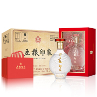 五粮液股份 送礼佳品 五粮印象·水晶装52度500ml*6瓶 浓香纯粮食白酒礼盒