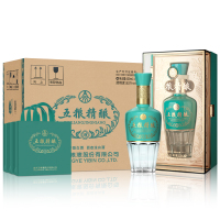 五粮液股份五粮液五粮精酿玉典52度500ml*6瓶纯粮食浓香型白酒礼盒装