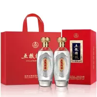 五粮液股份五粮液五粮精酿龙兴凤举52度500ml*2瓶纯粮食浓香型白酒礼盒装