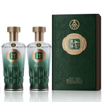 五粮液股份五粮液万事如意运顺52度2瓶纯粮食浓香型白酒礼盒装