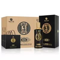 习酒 经典黑金 酱香型白酒 53度500ml*6瓶整箱 贵州习酒窖藏礼盒送礼