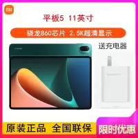 全新[送20W电源]小米平板5 6GB+128GB WiFi版 绿色 11英寸新品大屏平板电脑 搭载高通骁龙860超轻薄小米办公学习娱乐